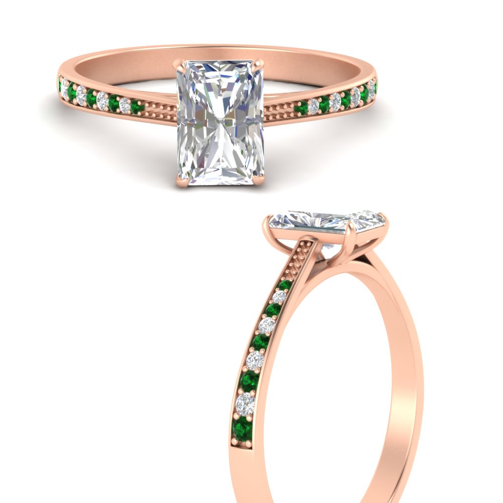 radiant-cut-cathedral-pave-diamond-engagement-ring-with-emerald-in-rose-gold-FD11145RARGEMGRANGLE3-NL-RG