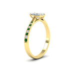 Load image into Gallery viewer, radiant-cut-cathedral-pave-diamond-engagement-ring-with-emerald-in-yellow-gold-FD11145RARGEMGRANGLE2-NL-YG
