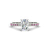 Load image into Gallery viewer, radiant-cut-cathedral-pave-diamond-engagement-ring-with-pink-sapphire-in-white-gold-FD11145RARGSADRPI-NL-WG