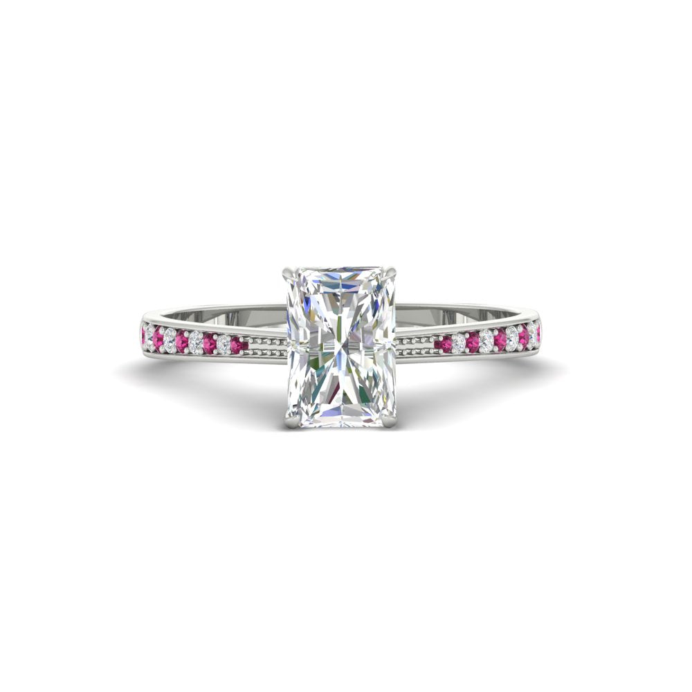 radiant-cut-cathedral-pave-diamond-engagement-ring-with-pink-sapphire-in-white-gold-FD11145RARGSADRPI-NL-WG