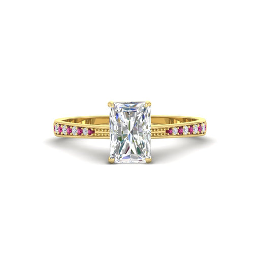 radiant-cut-cathedral-pave-diamond-engagement-ring-with-pink-sapphire-in-yellow-gold-FD11145RARGSADRPI-NL-YG