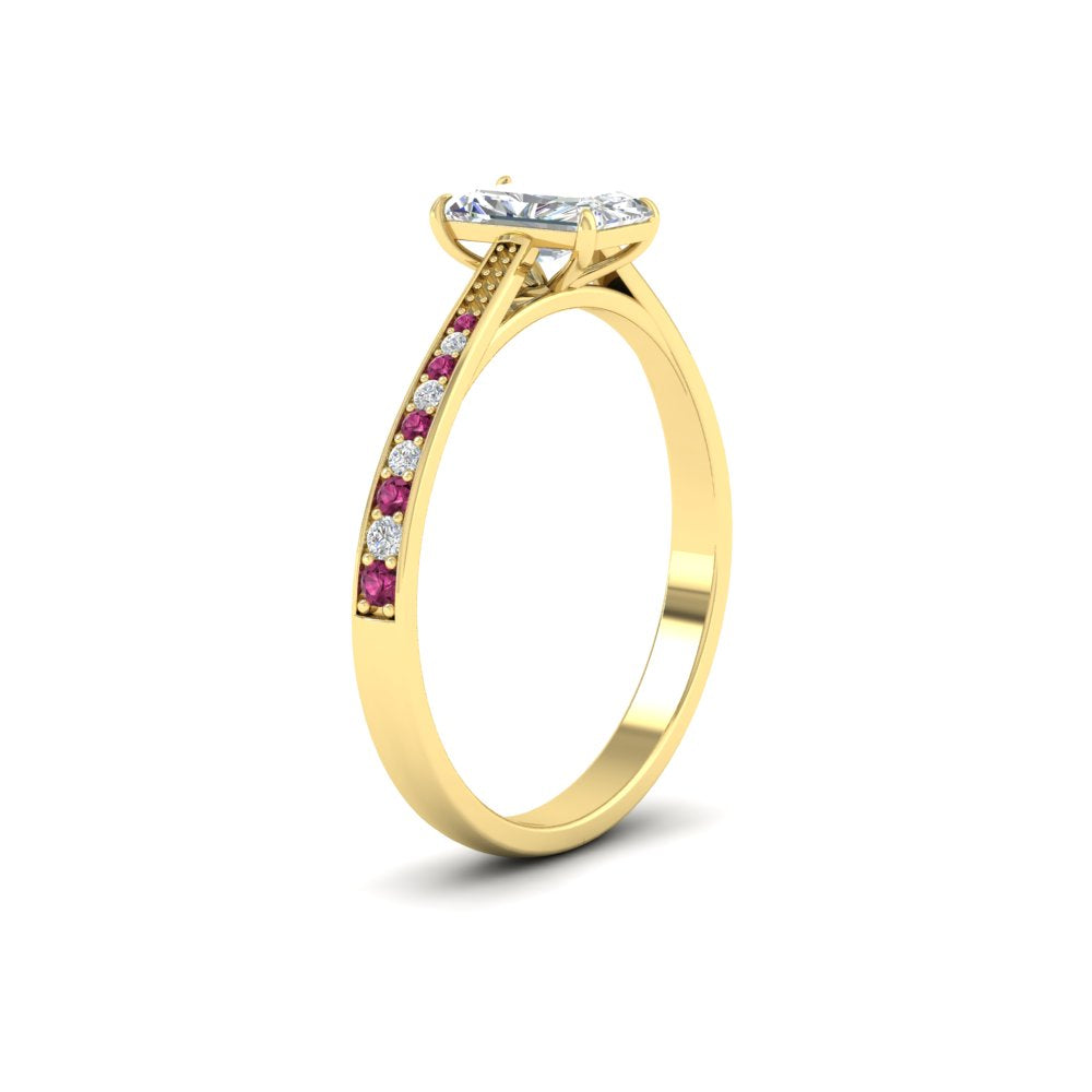 radiant-cut-cathedral-pave-diamond-engagement-ring-with-pink-sapphire-in-yellow-gold-FD11145RARGSADRPIANGLE2-NL-YG
