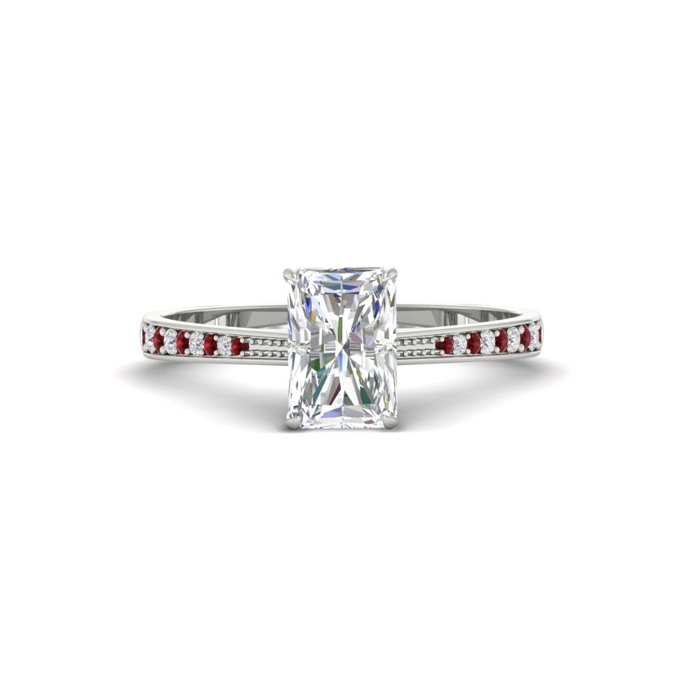 radiant-cut-cathedral-pave-diamond-engagement-ring-with-ruby-in-white-gold-FD11145RARGRUDR-NL-WG
