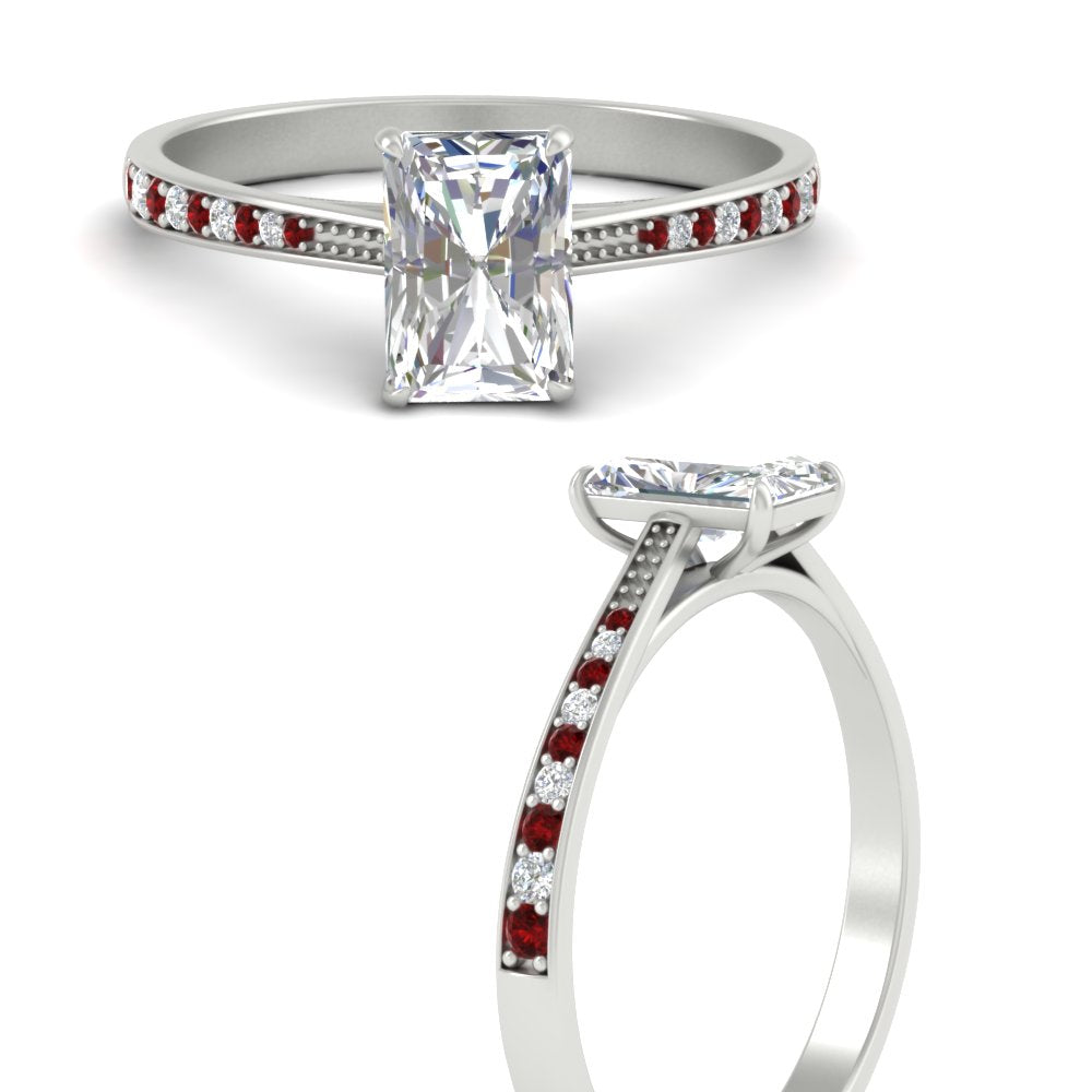 radiant-cut-cathedral-pave-diamond-engagement-ring-with-ruby-in-white-gold-FD11145RARGRUDRANGLE3-NL-WG