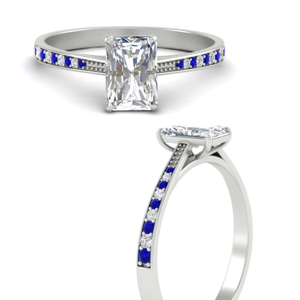 radiant-cut-cathedral-pave-diamond-engagement-ring-with-sapphire-in-white-gold-FD11145RARGSABLANGLE3-NL-WG