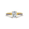 Load image into Gallery viewer, radiant-cut-cathedral-pave-diamond-engagement-ring-with-sapphire-in-yellow-gold-FD11145RARGSABL-NL-YG