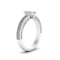 Thumbnail 4 - radiant-cut-celtic-engraved-solitaire-ring-in-white-gold-fdenr8544rarangle2-nl-wg