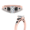 Load image into Gallery viewer, radiant-cut-channel-three-stone-diamond-engagement-ring-with-black-diamond-in-rose-gold-FDENS205RARGBLACK-NL-RG.jpg