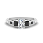 Load image into Gallery viewer, radiant-cut-channel-three-stone-diamond-engagement-ring-with-black-diamond-in-white-gold-FDENS205RARGBLACK-NL-WG.jpg
