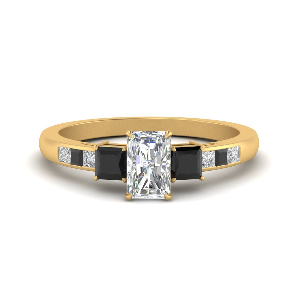 radiant-cut-channel-three-stone-diamond-engagement-ring-with-black-diamond-in-yellow-gold-FDENS205RARGBLACK-NL-YG.jpg