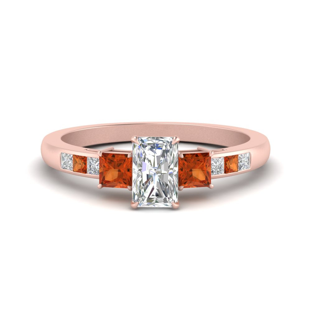 radiant-cut-channel-three-stone-diamond-engagement-ring-with-orange-sapphire-in-rose-gold-FDENS205RARGSAOR-NL-RG.jpg