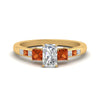 Load image into Gallery viewer, radiant-cut-channel-three-stone-diamond-engagement-ring-with-orange-sapphire-in-yellow-gold-FDENS205RARGSAOR-NL-YG.jpg