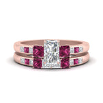 Load image into Gallery viewer, radiant-cut-channel-three-stone-diamond-engagement-ring-with-pink-sapphire-in-rose-gold-FDENS205RAGSADRPI-NL-RG.jpg