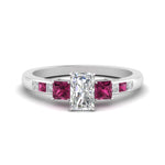 Load image into Gallery viewer, radiant-cut-channel-three-stone-diamond-engagement-ring-with-pink-sapphire-in-white-gold-FDENS205RARGSADRPI-NL-WG.jpg
