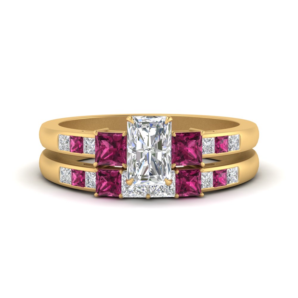 radiant-cut-channel-three-stone-diamond-engagement-ring-with-pink-sapphire-in-yellow-gold-FDENS205RAGSADRPI-NL-YG.jpg