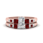 Load image into Gallery viewer, radiant-cut-channel-three-stone-diamond-engagement-ring-with-ruby-in-rose-gold-FDENS205RAGRUDR-NL-RG.jpg

