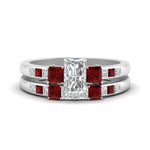Load image into Gallery viewer, radiant-cut-channel-three-stone-diamond-engagement-ring-with-ruby-in-white-gold-FDENS205RAGRUDR-NL-WG.jpg
