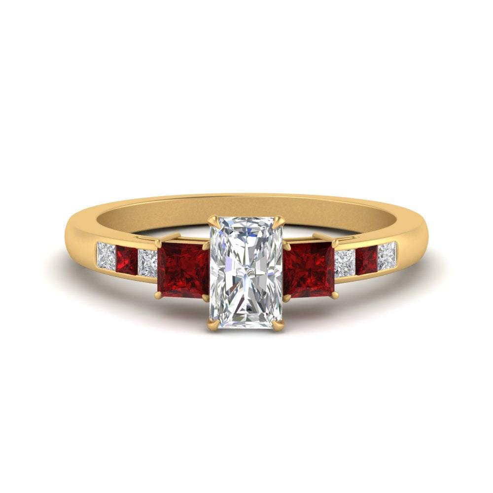radiant-cut-channel-three-stone-diamond-engagement-ring-with-ruby-in-yellow-gold-FDENS205RARGRUDR-NL-YG.jpg