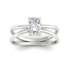 Load image into Gallery viewer, radiant-cut-crossover-solitaire-diamond-ring-for-her-in-white-gold-fdenr1008rarangle5-nl-wg