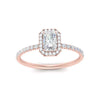 Load image into Gallery viewer, radiant-cut-diamond-halo-petite-engagement-ring-in-rose-gold-FD8523RARANGLE3-NL-RG