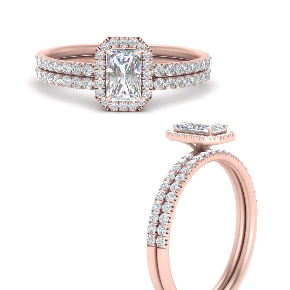 radiant-cut-diamond-halo-wedding-ring-set-in-rose-gold-FD-8523RA-NL-RG
