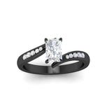 Load image into Gallery viewer, radiant-cut-diamond-swirl-channel-ring-in-black-gold-FDENS4028RARANGLE5-NL-BG.jpg?v=1754995988