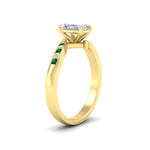 Load image into Gallery viewer, radiant-cut-diamond-swirl-channel-set-emerald-wedding-ring-in-yellow-gold-FDENS4028RARGEMGRANGLE2-NL-YG.jpg?v=1754995992