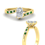 Load image into Gallery viewer, radiant-cut-diamond-swirl-channel-set-emerald-wedding-ring-in-yellow-gold-FDENS4028RARGEMGRANGLE3-NL-YG_77614aa4-459b-48fc-b830-9f94d0d66469.jpg?v=1754996206
