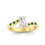 Load image into Gallery viewer, radiant-cut-diamond-swirl-channel-set-emerald-wedding-ring-in-yellow-gold-FDENS4028RARGEMGRANGLE5-NL-YG_fa3fd6c9-4646-4574-8fcb-6c22f356c283.jpg?v=1754996206
