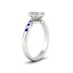 Load image into Gallery viewer, radiant-cut-diamond-swirl-channel-set-sapphire-wedding-ring-in-white-gold-FDENS4028RARGSABLANGLE2-NL-WG.jpg?v=1754995989