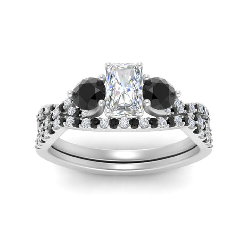 radiant-cut-diamond-twisted-floral-prong-black-diamond-wedding-set-white-gold-FD10257RAGBLACK-ANGLE5-NL-WG?v=1756360068