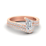 Load image into Gallery viewer, radiant-cut-diamond-wedding-ring-set-in-FDENS3007RA-NL-RG
