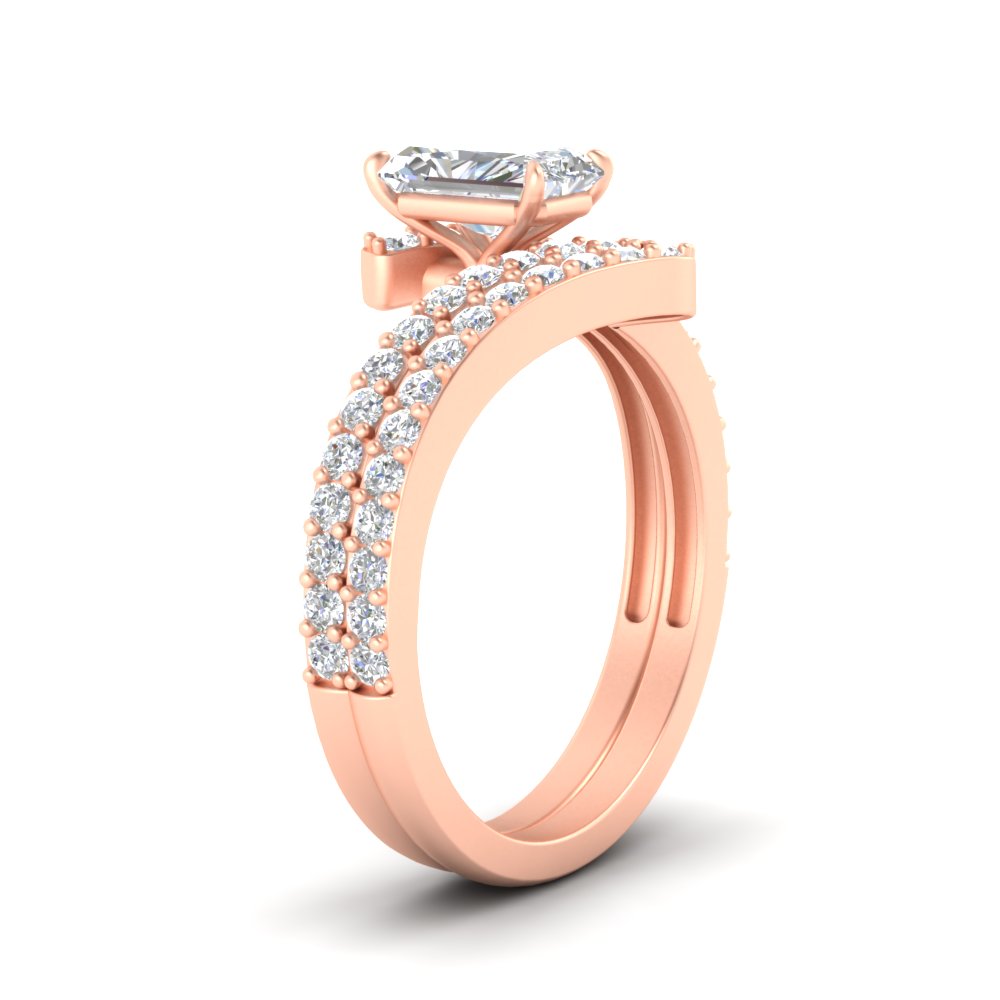 radiant-cut-diamond-wedding-ring-set-in-FDENS3007RA-NL-RG