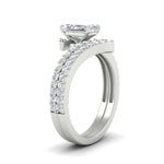 Load image into Gallery viewer, radiant-cut-diamond-wedding-ring-set-in-FDENS3007RA-NL-WG
