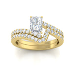 Load image into Gallery viewer, radiant-cut-diamond-wedding-ring-set-in-FDENS3007RA-NL-YG
