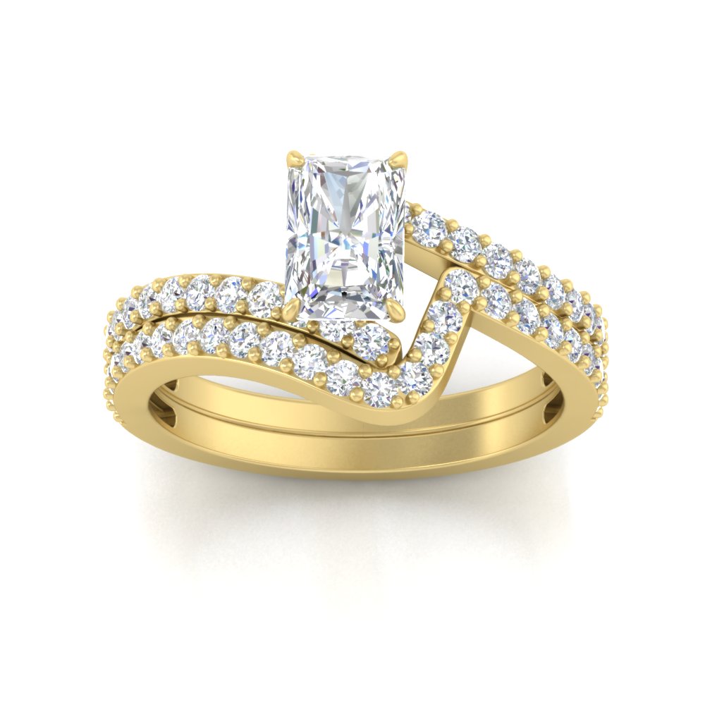 radiant-cut-diamond-wedding-ring-set-in-FDENS3007RA-NL-YG