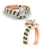 Load image into Gallery viewer, radiant-cut-diamond-wedding-ring-set-with-emerald-in-FDENS3007RAGEMGR-NL-RG
