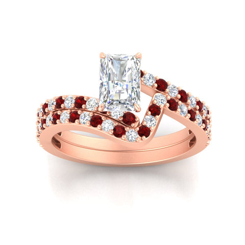 radiant-cut-diamond-wedding-ring-set-with-ruby-in-FDENS3007RAGRUDR-NL-RG