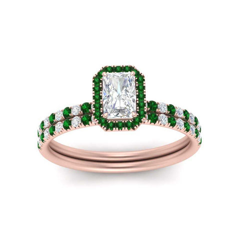 radiant-cut-emerald-halo-wedding-ring-set-in-rose-gold-FD-8523RAGEMGR-NL-RG
