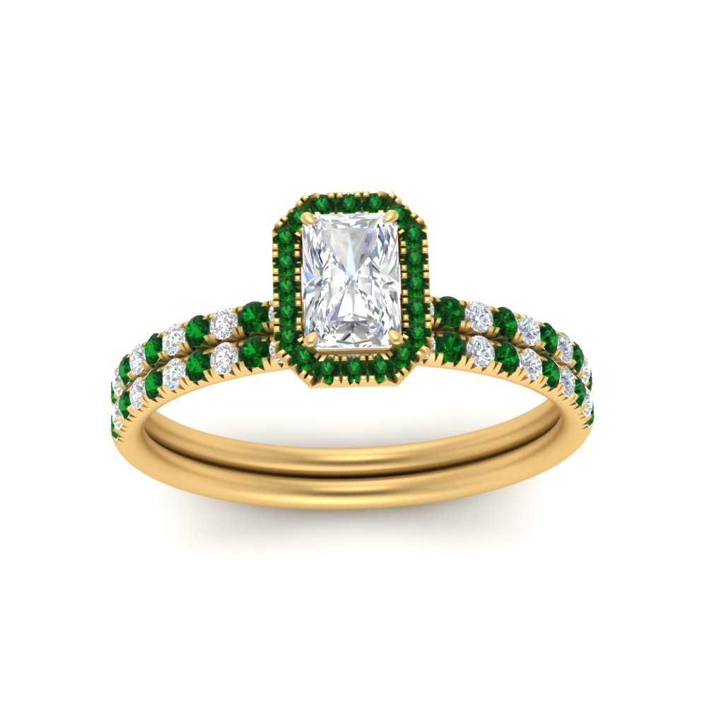 radiant-cut-emerald-halo-wedding-ring-set-in-yellow-gold-FD-8523RAGEMGR-NL-YG