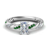 Load image into Gallery viewer, radiant-cut-emerald-twisted-vine-engagement-ring-in-white-gold-FD9127RARGEMGR-NL-WG