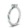 Load image into Gallery viewer, radiant-cut-emerald-twisted-vine-engagement-ring-in-white-gold-FD9127RARGEMGRANGLE2-NL-WG