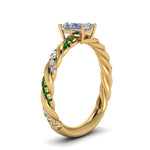 Load image into Gallery viewer, radiant-cut-emerald-twisted-vine-engagement-ring-in-yellow-gold-FD9127RARGEMGRANGLE2-NL-YG
