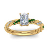 Load image into Gallery viewer, radiant-cut-emerald-twisted-vine-engagement-ring-in-yellow-gold-FD9127RARGEMGRANGLE5-NL-YG