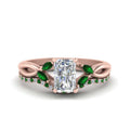 Thumbnail 19 - radiant-cut-engagement-ring-with-emerald-band-in-rose-gold-FD8300RAB3GEMGR-NL-RG.jpg