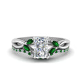 Thumbnail 22 - radiant-cut-engagement-ring-with-emerald-band-in-white-gold-FD8300RAB3GEMGR-NL-WG.jpg