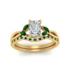 Load image into Gallery viewer, radiant-cut-engagement-ring-with-emerald-band-in-yellow-gold-FD8300RAB3GEMGR-NL-YG.jpg