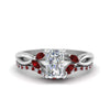 Load image into Gallery viewer, radiant-cut-engagement-ring-with-ruby-band-in-white-gold-FD8300RAB3GRUDR-NL-WG.jpg
