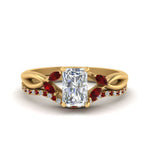 Load image into Gallery viewer, radiant-cut-engagement-ring-with-ruby-band-in-yellow-gold-FD8300RAB3GRUDR-NL-YG.jpg
