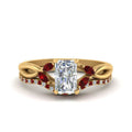 Thumbnail 34 - radiant-cut-engagement-ring-with-ruby-band-in-yellow-gold-FD8300RAB3GRUDR-NL-YG.jpg